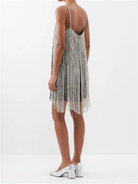 RAEY Crystal Fringe Mini Slip Dress - House Of Huntington