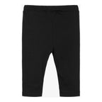 Balmain Baby Girl's Diamante Side Logo Black Leggings