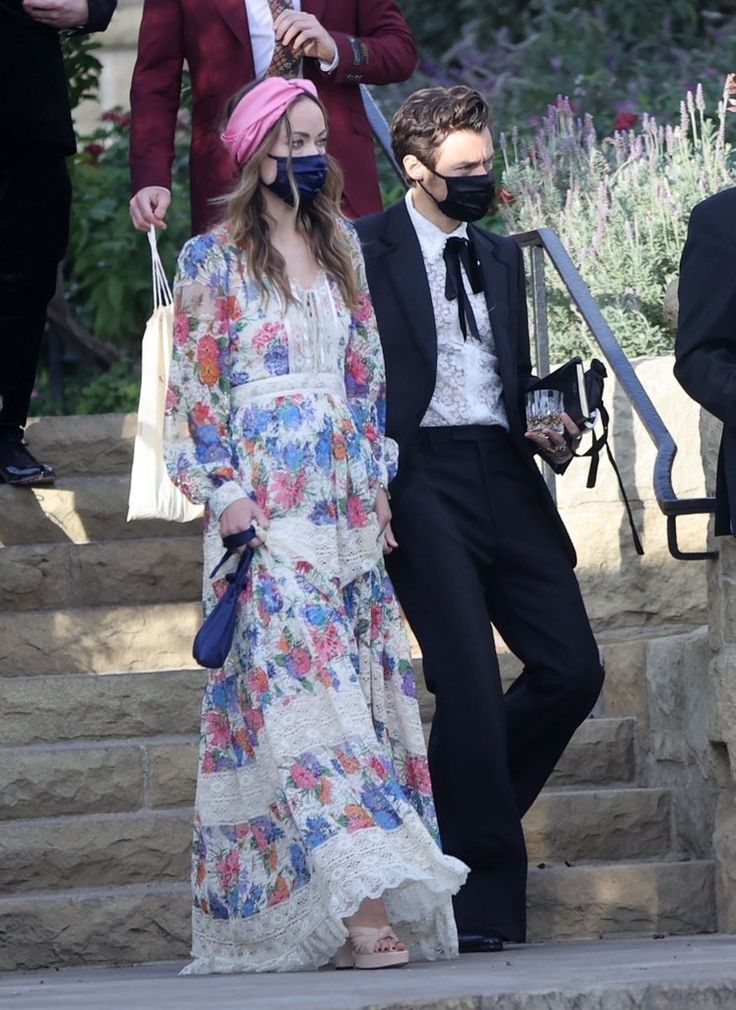 The Vampire's Wife Navy Blue Silk Ruffle Trim Face Mask - House Of Huntington