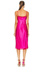 Acne Studios Dasa Pink Red Satin Slip Dress