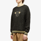 Patta Loves You Cable Knitted Pirate Black Jumper