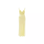 Bardot Yellow Capri Slinky Diamante Strap Slip Dress