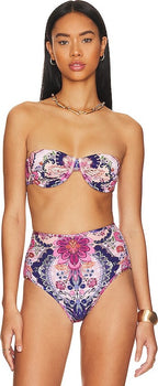 ZIMMERMANN Laurel Floral-Print Bikini Bottoms - House Of Huntington