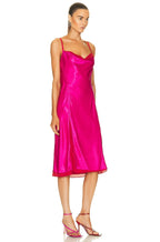 Acne Studios Dasa Pink Red Satin Slip Dress