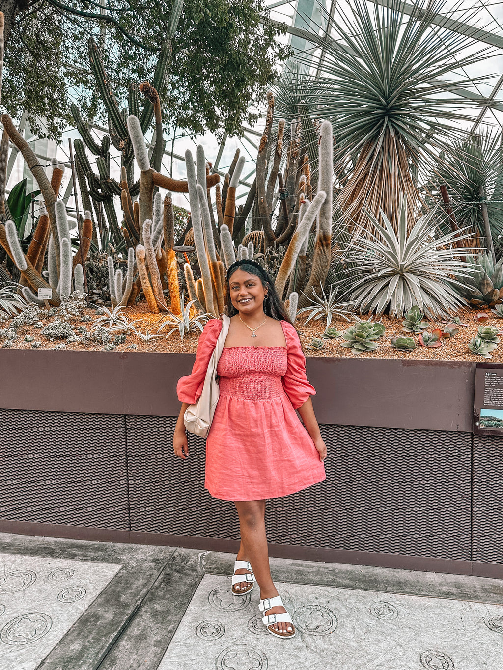 reformation greyson linen dress Reformation Pink Greyson Smocked Linen Mini Dress
