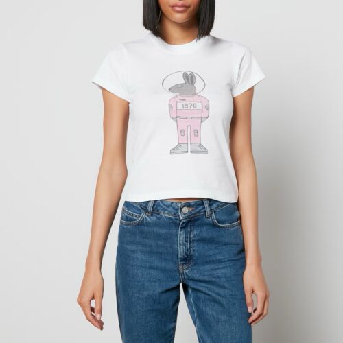 Bella Freud Mystical Bunny Organic Cotton-Jersey T-Shirt
