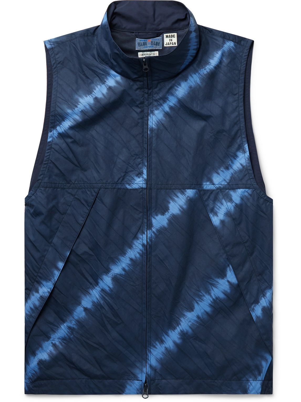 Blue Blue Japan Nylon Tie Dyed Gilet