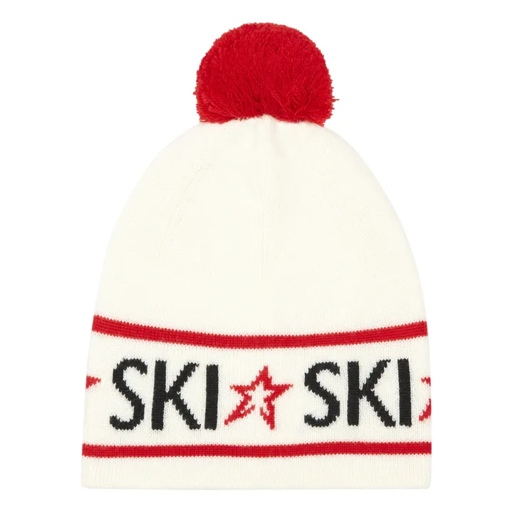 Perfect Moment Ski Bobble Embellished Wool Beanie Hat