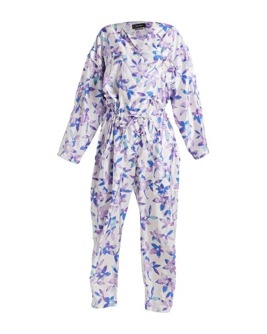 Isabel Marant Lympia Wickeloverall mit Blumenmuster