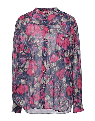 Isabel Marant Etoile Floral Pink Purple Chemise Mexika Shirt