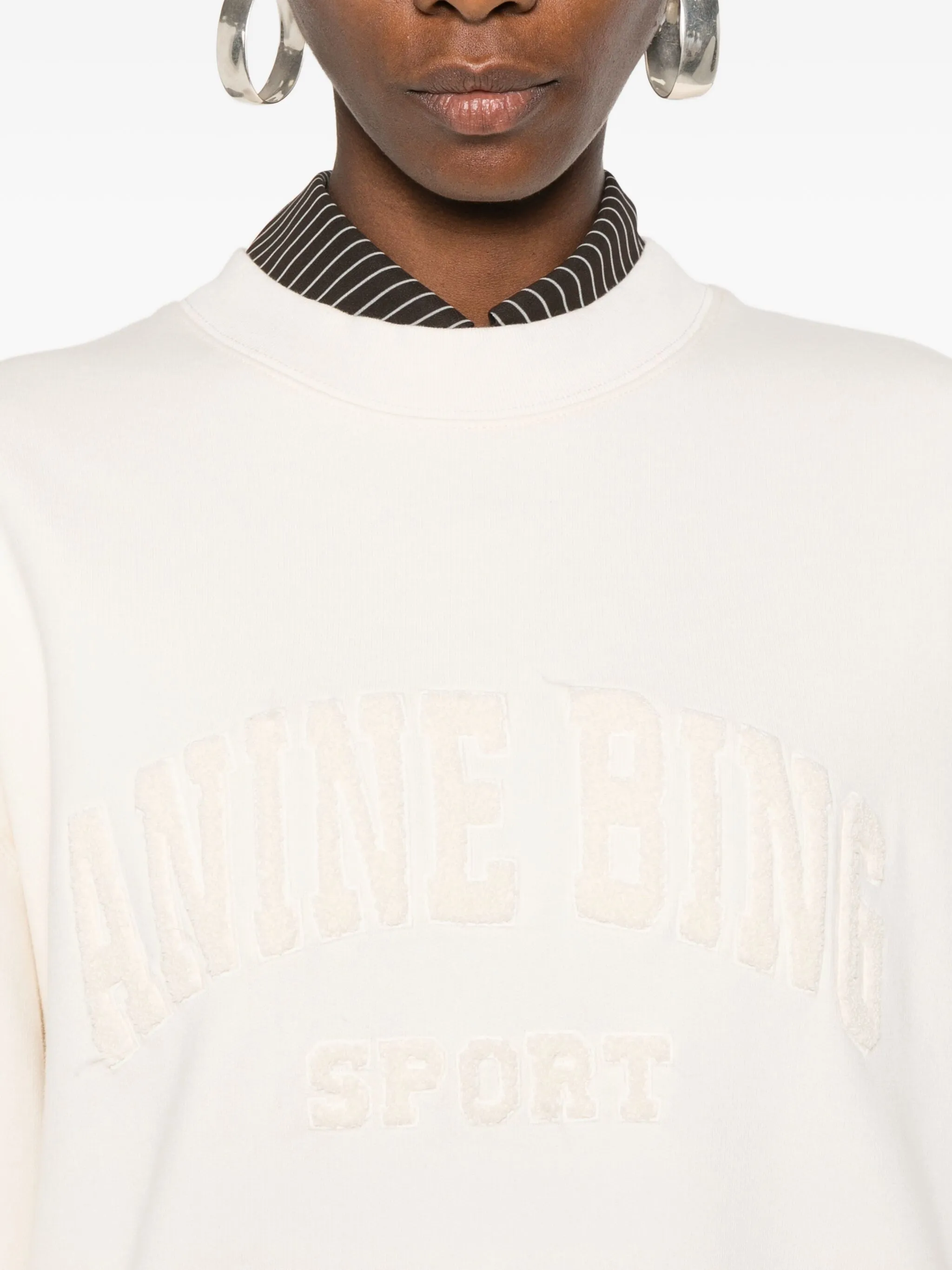 Anine Bing Logo Embroidered Tyler Sweatshirt