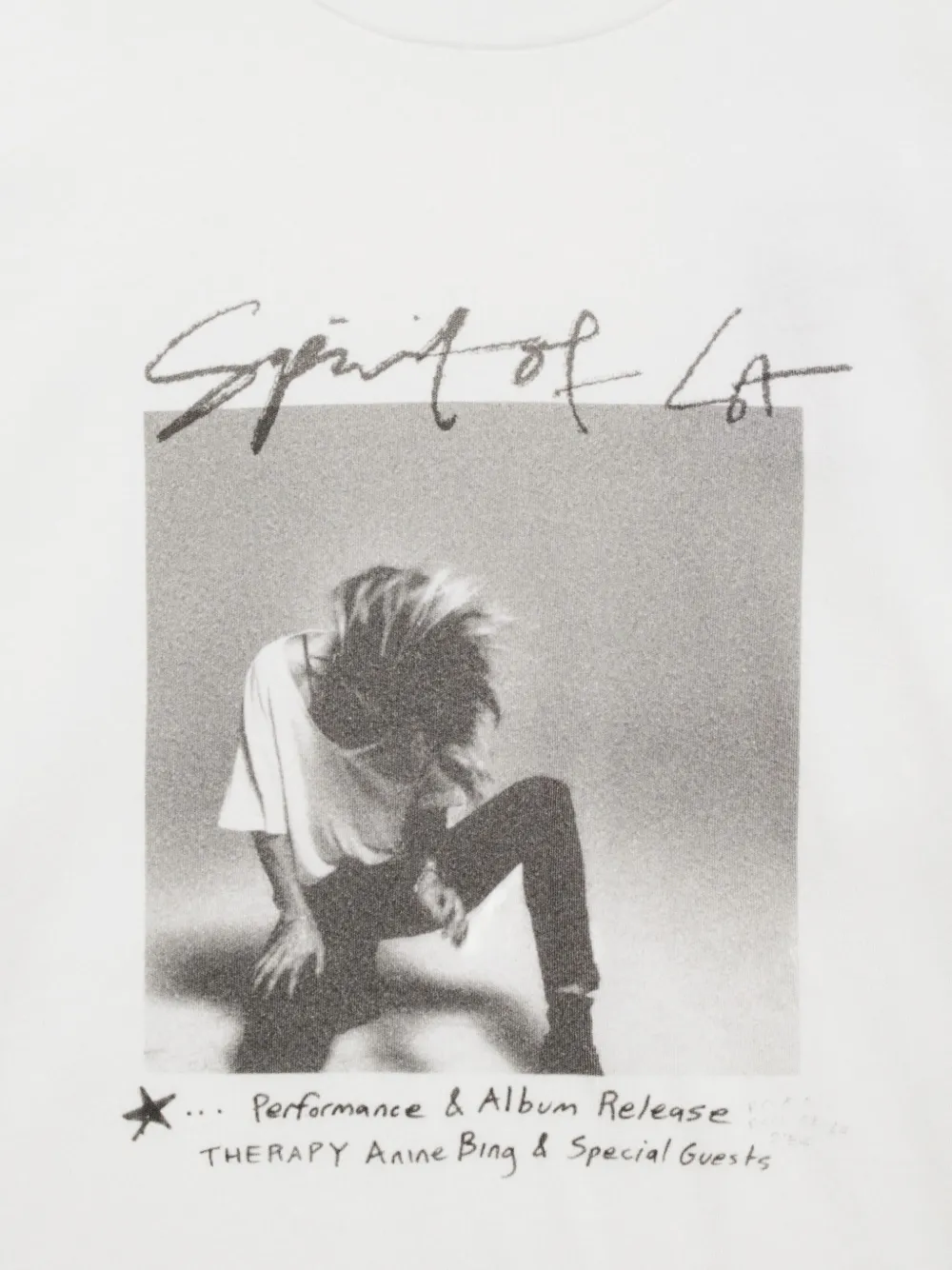 T-shirt imprimé avec une photo d'Anine Bing Ashton