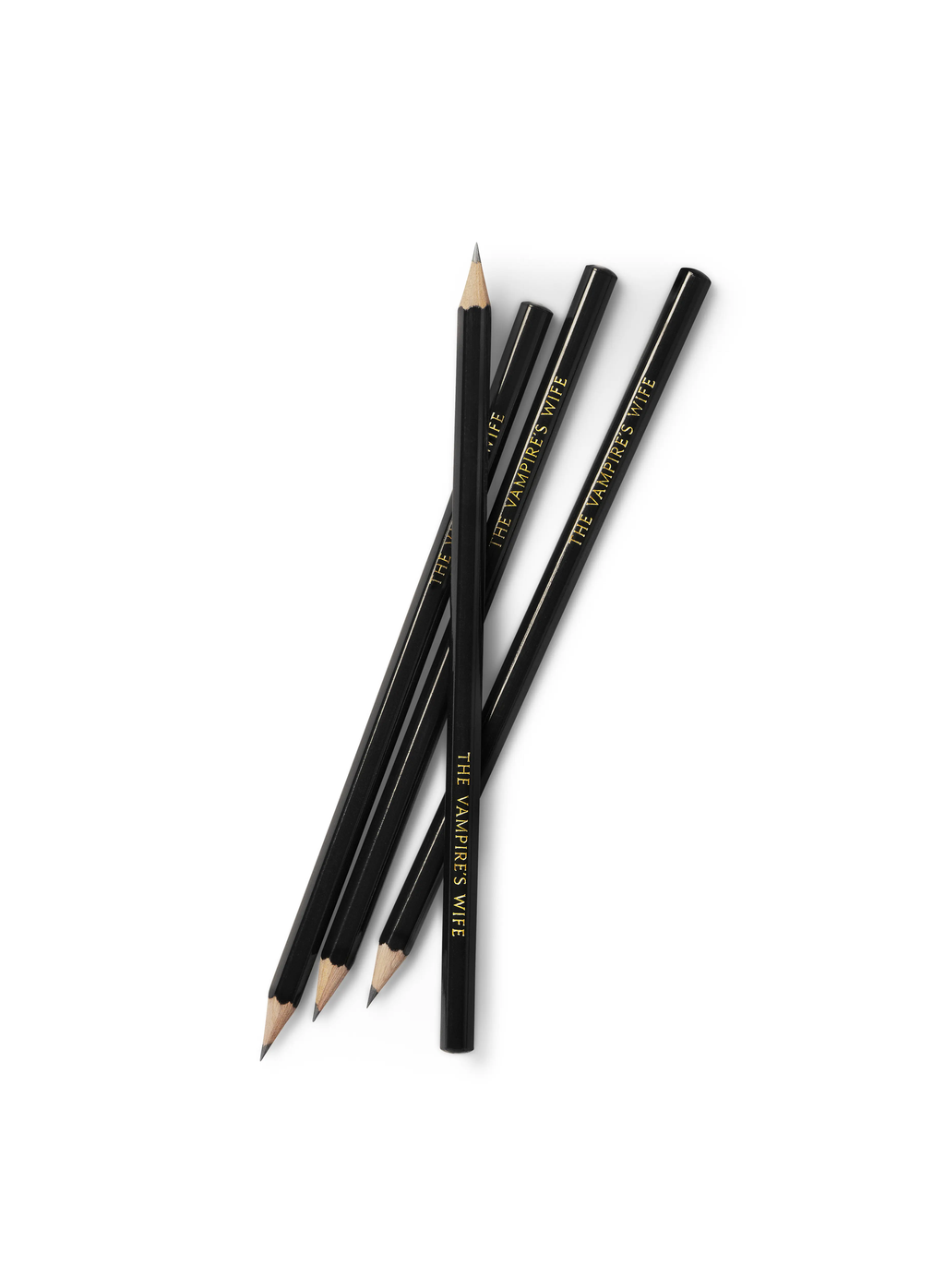 The Vampire's Wife Branded Set Of Black Pencils Vampire Things By Susie Cave - House Of Huntington