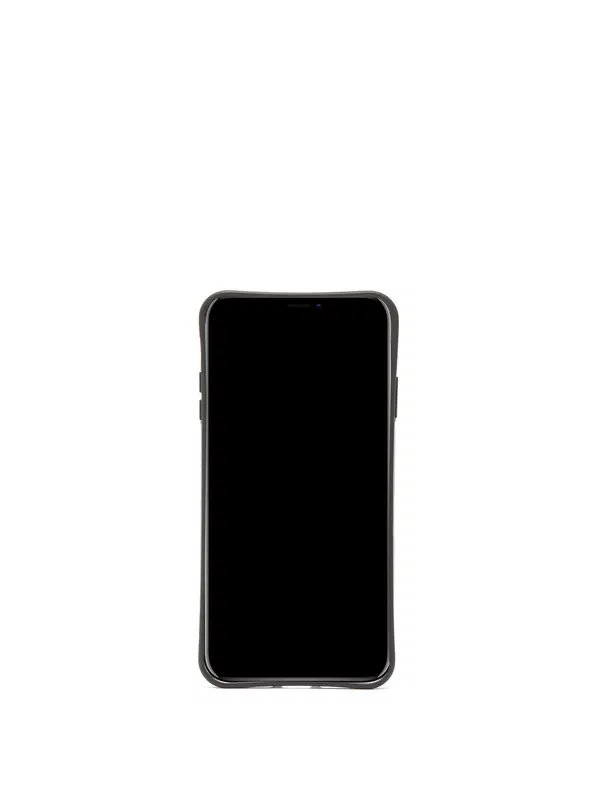 Prada Lipstick Print Logo iPhone XS Black Phonecase in Prada box (Matches Fashion)
