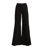 FRAME Black Le Palazzo Wide Leg Denim Jeans