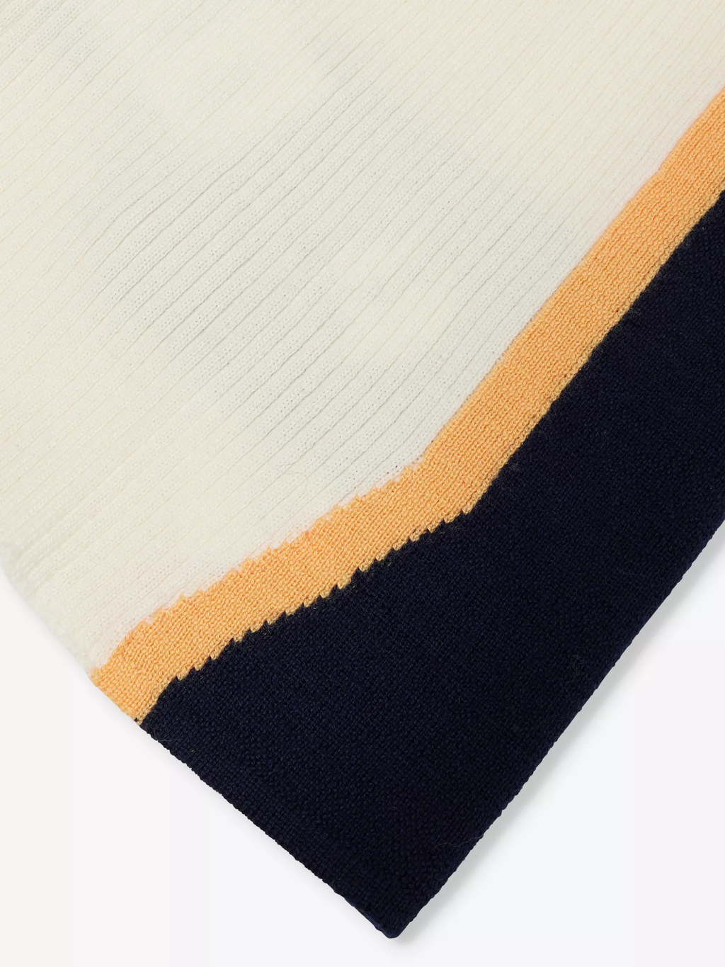 Cordova Geilo Buff Ribbed Merino Wool Neck Scarf