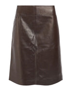 Studio Nicholson Brown Tumba Leather Skirt