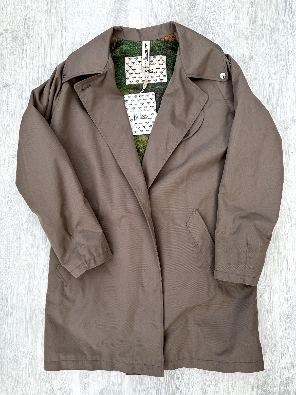 Herno X Pierre Louis Mascia Brown Coat