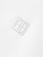 Anine Bing Miles White Logo Embroidered Sweatshirt