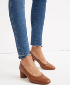 Jean skinny taille haute Madewell 10 pouces : édition à ourlet asymétrique