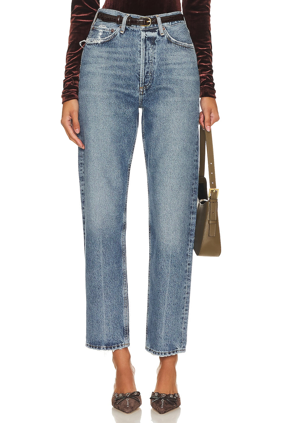 Agolde Denim 90s Mid Rise Loose Fit Jeans