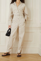 Combinaison ceinturée ivoire crème Ruthel d'Isabel Marant Étoile