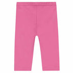 Pucci Girls Pink Logo Cropped Leggings