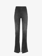 EB Denim Black Split Hem Jeggings