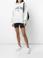 Anine Bing Spellout Logo Grey Melange Harvey Hoodie
