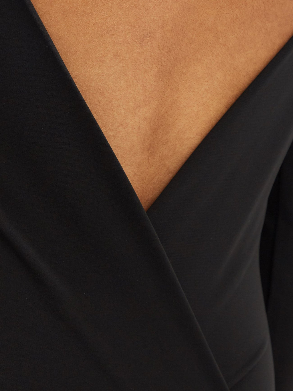 Raey Black Ruched Low-Back Jersey Bodycon Dress - House Of Huntington