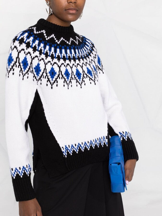 Alexander McQueen Fair Isle Intarsia Wool Jumper