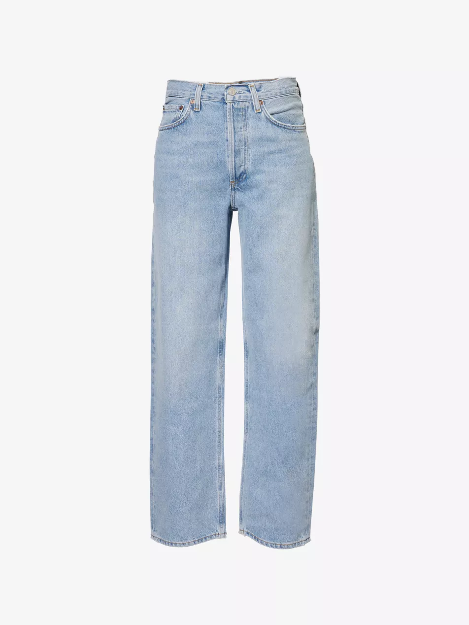 Agolde Henson Baggy Taper Denim Jeans in Replica