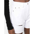 The Frankie Shop Arlet Belted White Shorts