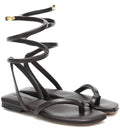 Bottega Veneta Brown Nappa Leather Spiral Sandals