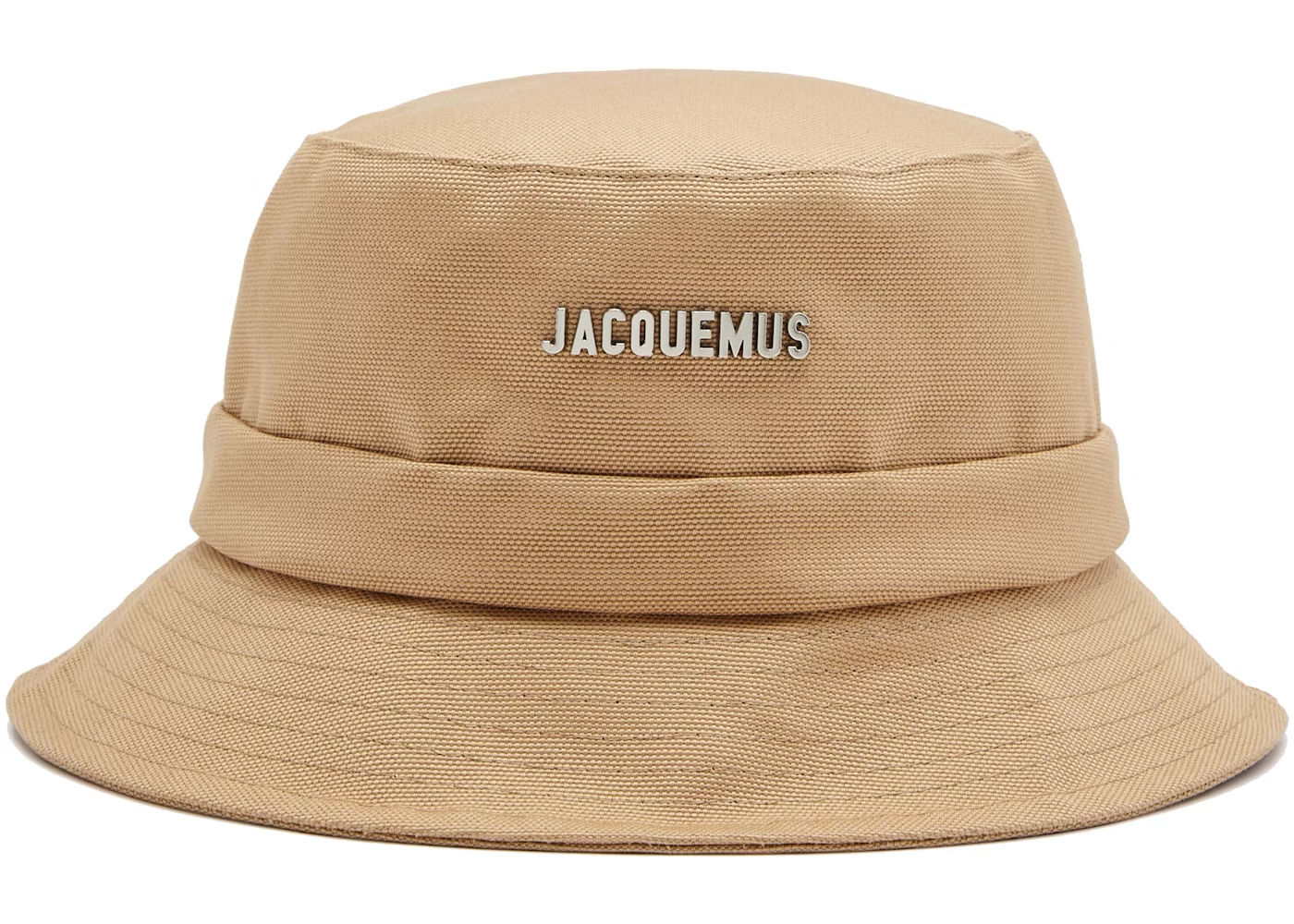 Bob beige Jacquemus Le Bob Gadjo avec logo en relief