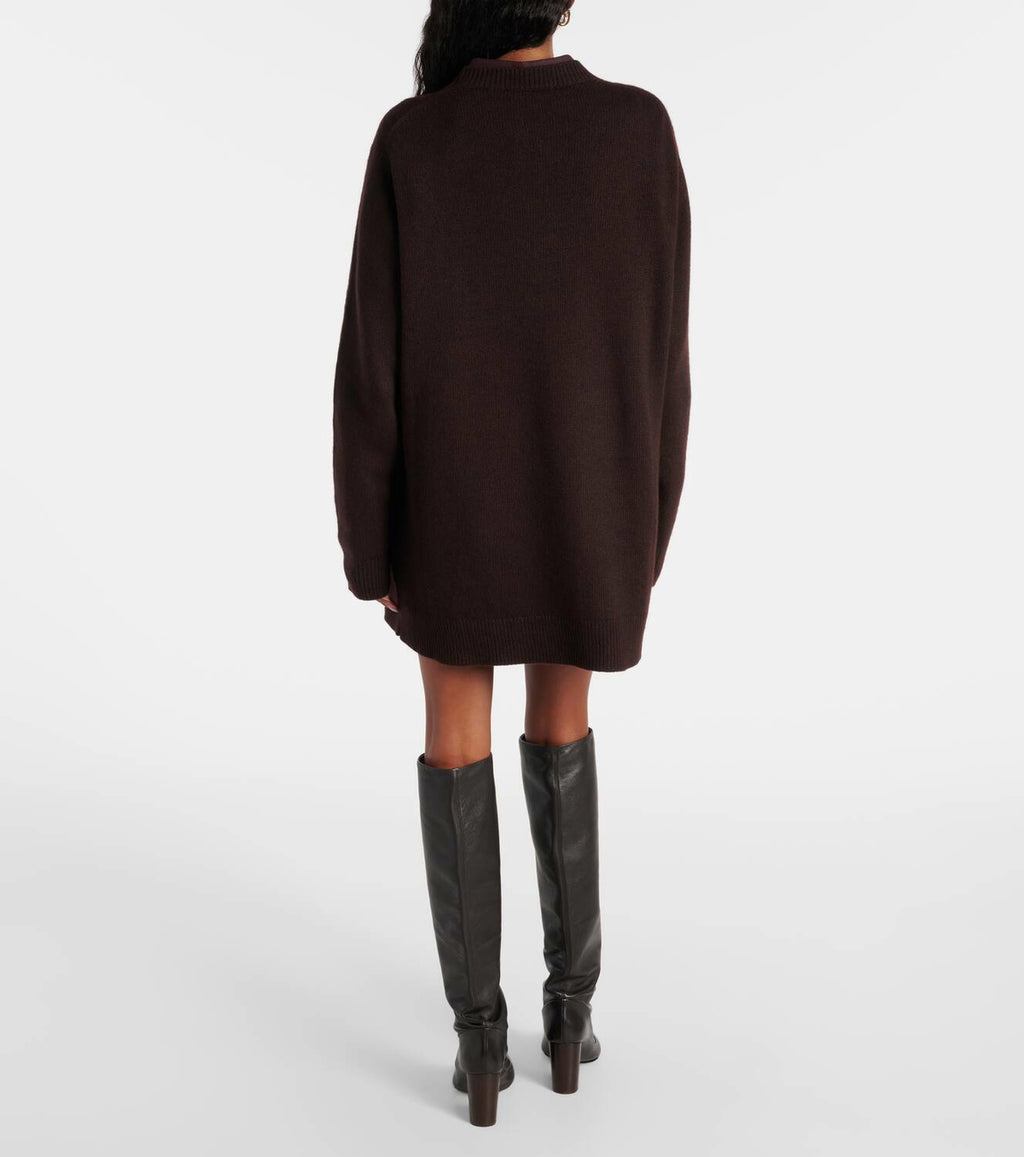 The Frankie Shop Maxime Wool Cashmere Blend Sweater Jumper Dress