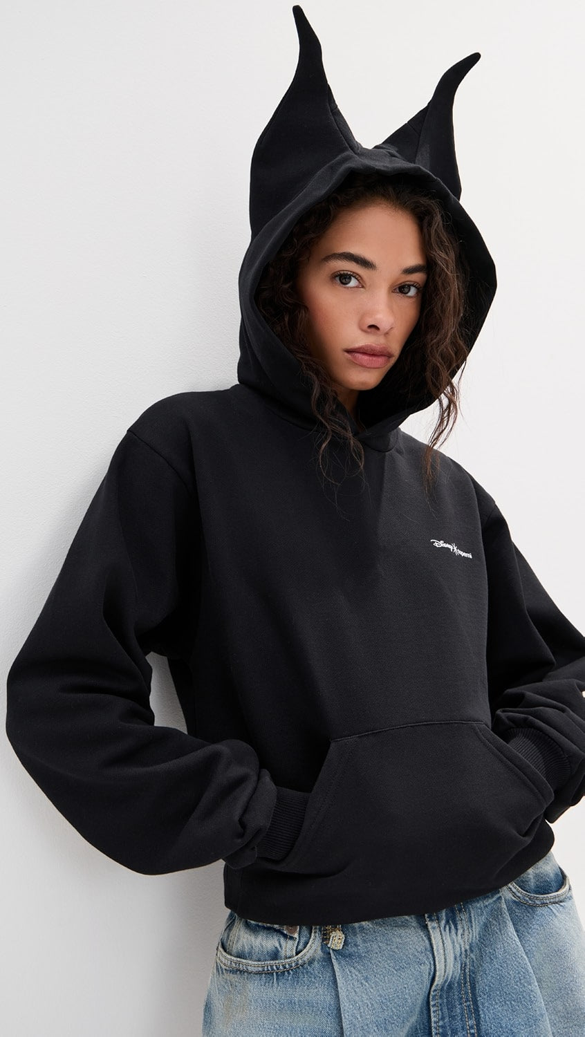 Disney x Coperni Maleficent Black Hoodie