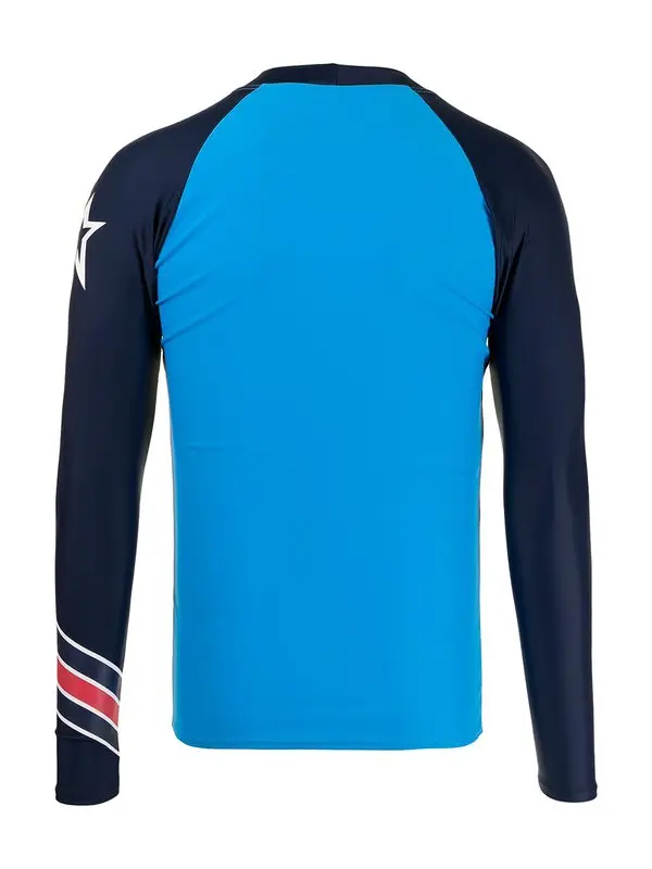 Perfect Moment Mens Blue Long Sleeve Rash Guard Ski Top