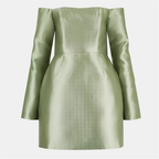 Odd Muse Olive Green The Ultimate Muse Off Shoulder Skirt Mini Dress