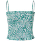 Shrimps Gingham Green Rusty Bodice Top