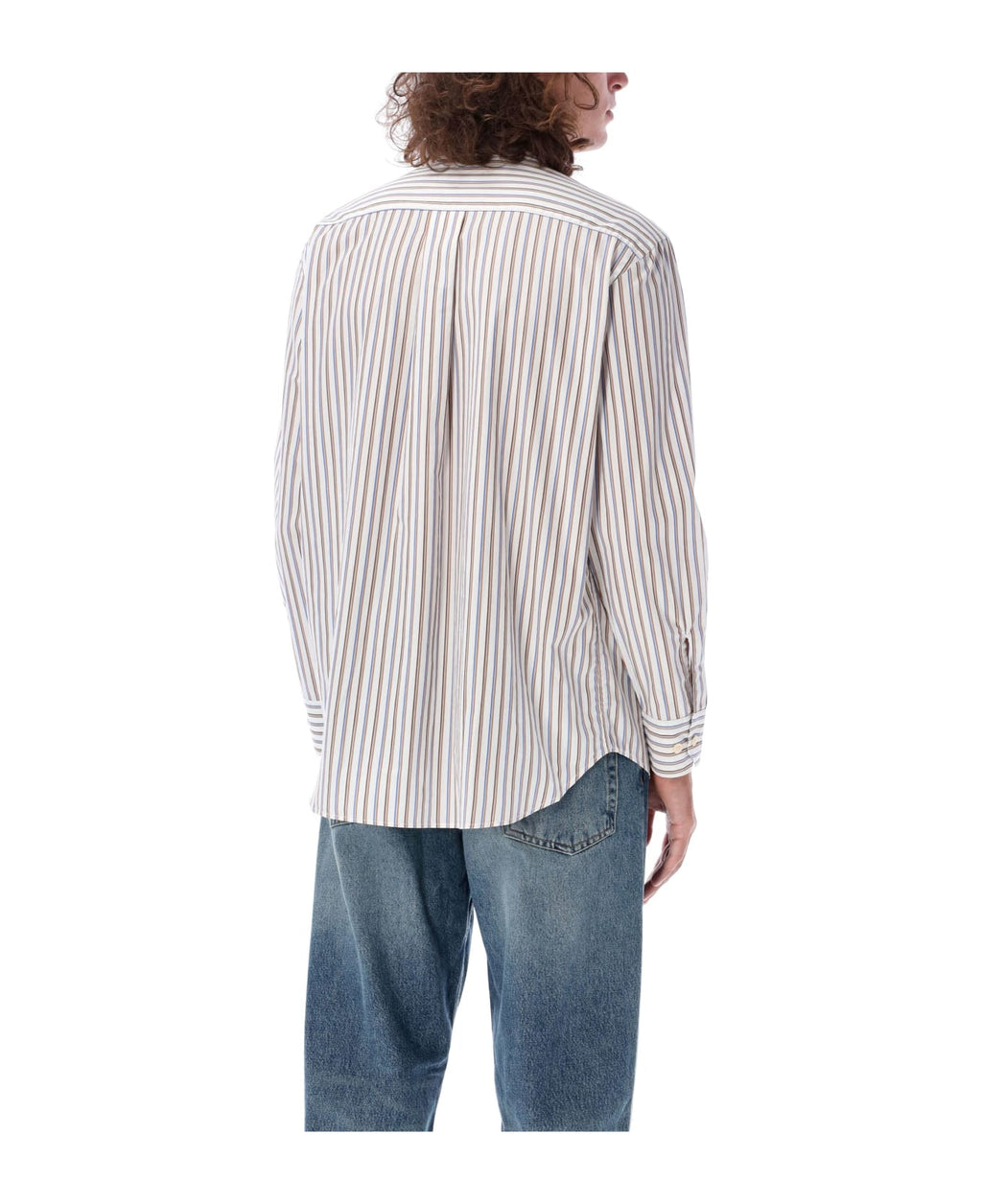 Sunflower Striped Cotton Poplin Shirt