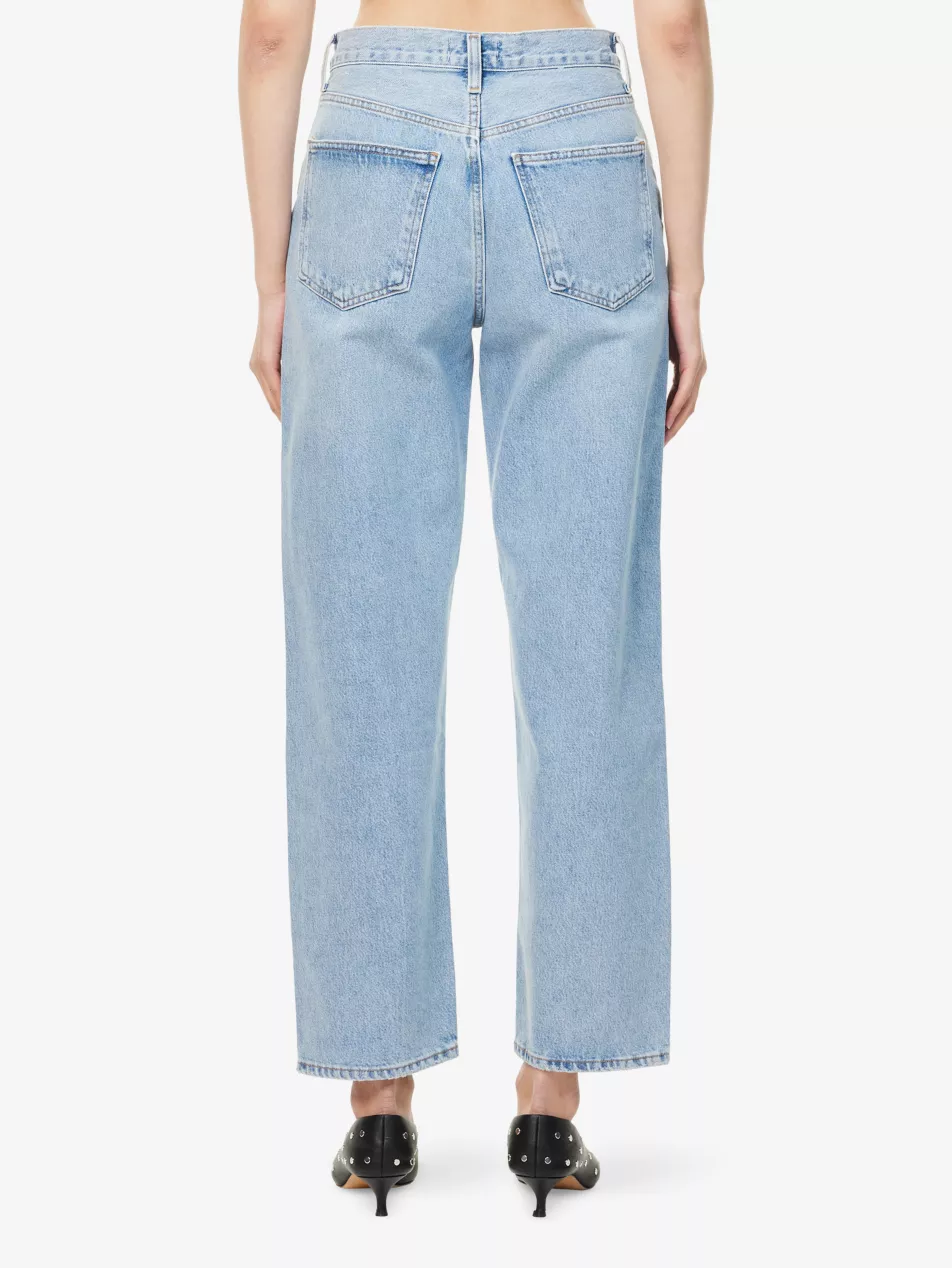 Agolde Henson Baggy Taper Denim Jeans in Replica