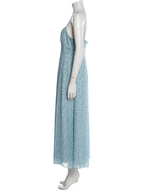 TVF for DVF Blue Floral Slip Dress - House Of Huntington