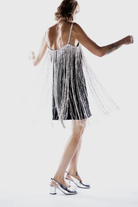 RAEY Crystal Fringe Mini Slip Dress - House Of Huntington