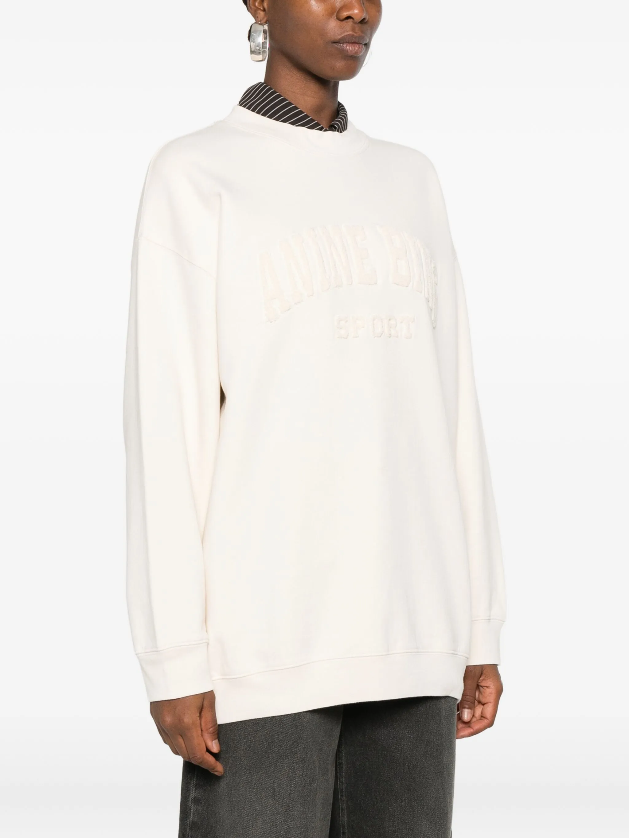 Anine Bing Logo Embroidered Tyler Sweatshirt