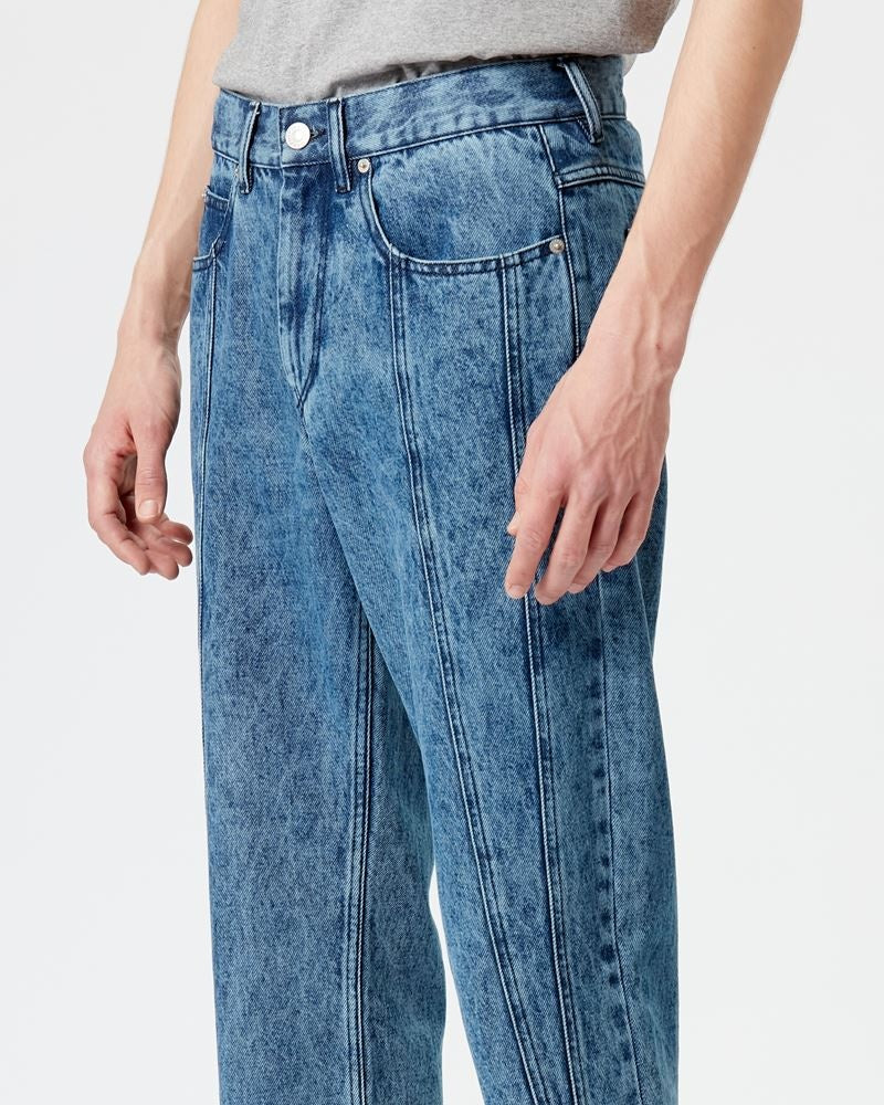 Isabel Marant Mens Denim Washed Jalim Jeans