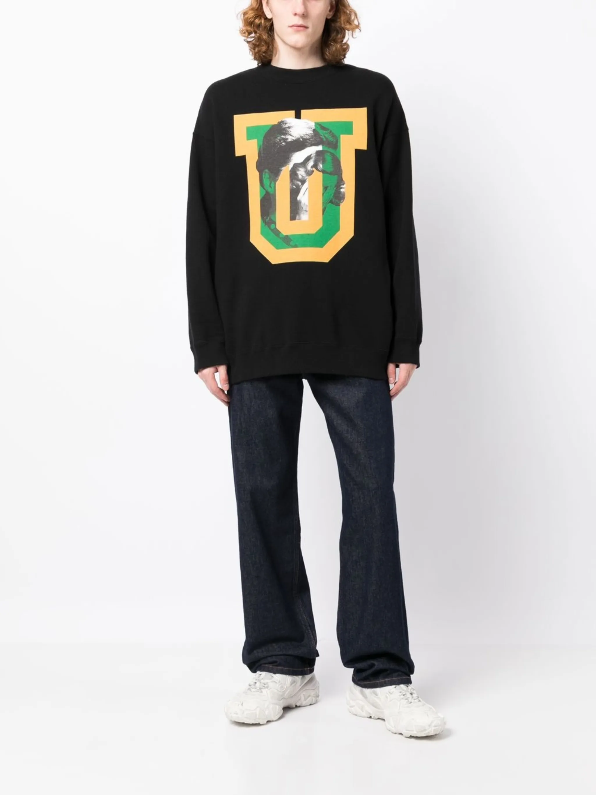 Sweat-shirt en coton à imprimé graphique Undercover Psychophilia U