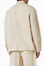 Lemaire Denim Clay Workwear Over Shirt Jacket