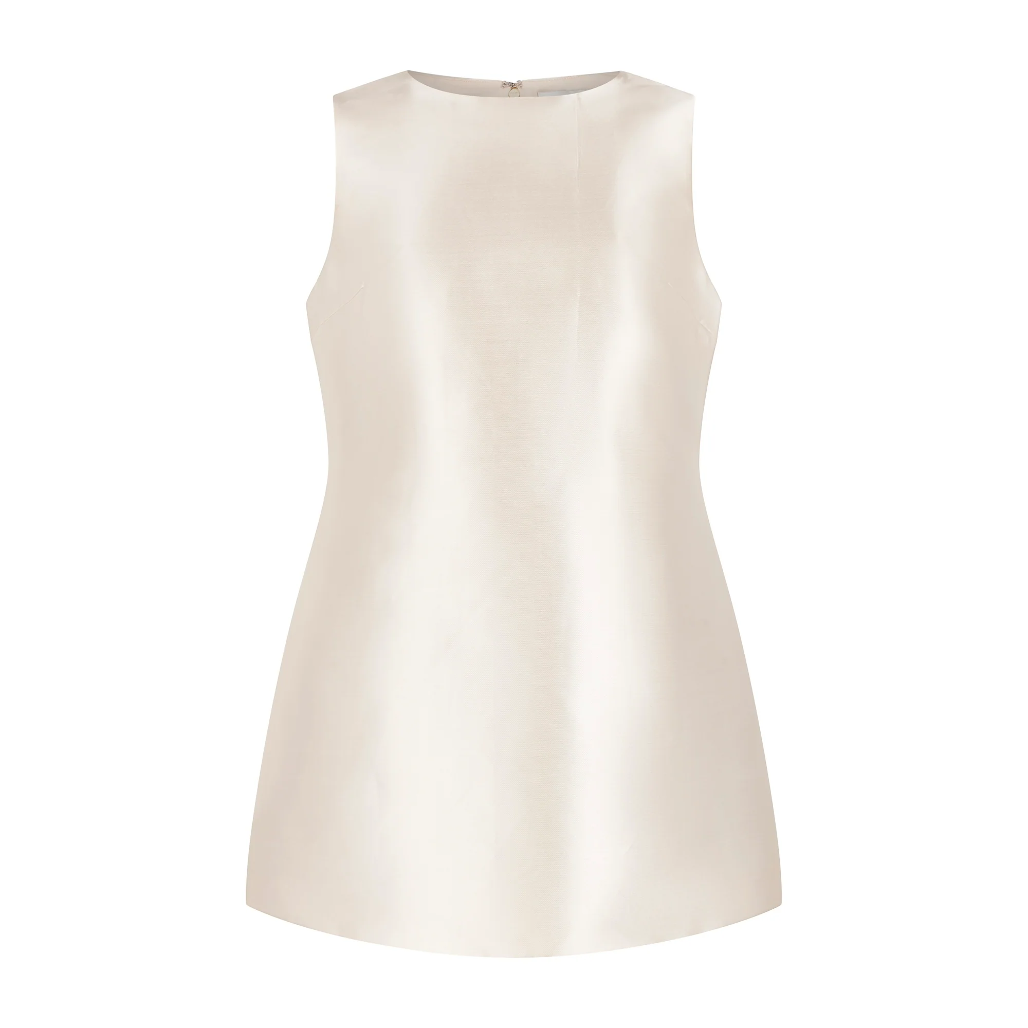 Odd Muse Satin Shift Blush Mini Dress