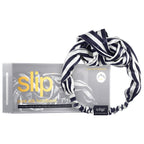 Slip Pure Silk Head Band in The Twist Navy Stripe in Box